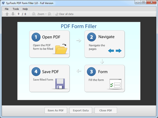 Save Filled PDF Form