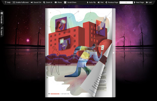 FlipBook Creator Themes Spread: Paradoxical
