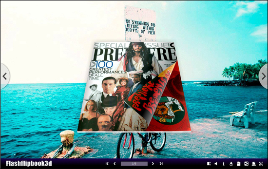 Flipping Book 3D Themes Pack: Serenade