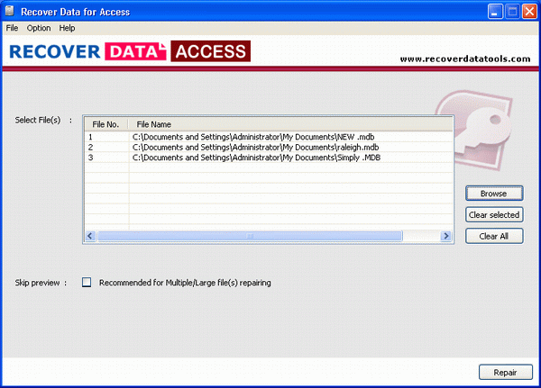 Download Access Files