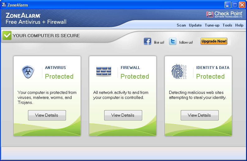 softwaresplash ZoneAlarm Free Antivirus + Firewall
