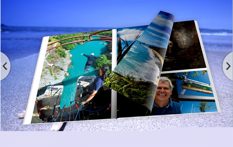 3D PageFlip Book Seaside Theme