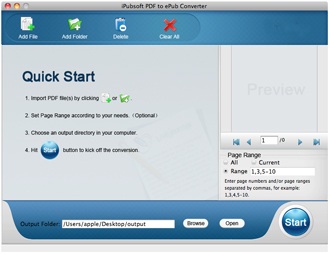 iPubsoft PDF to ePub Converter for Mac