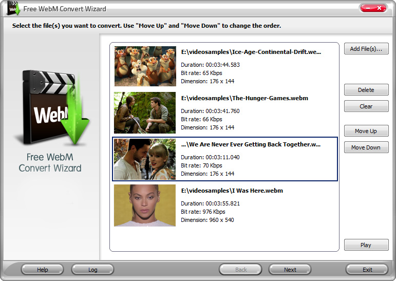 Free WebM Convert Wizard
