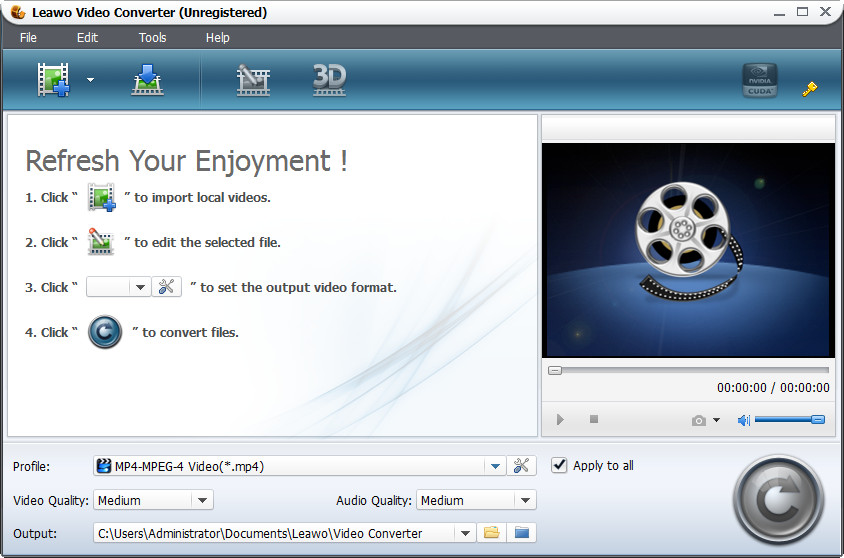 Leawo MP4 to MP3 Converter