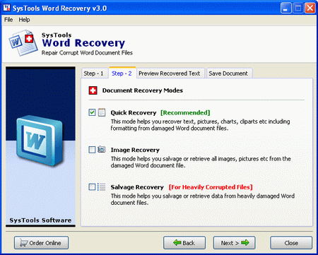 Word File Recovery