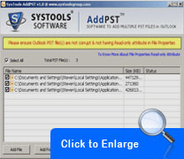 Adding PST in Outlook 2010