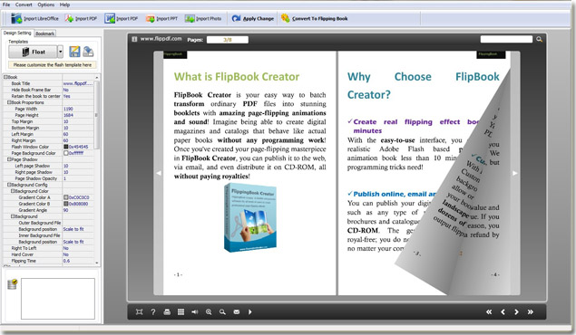 Free FlippingBook Maker for LibreOffice