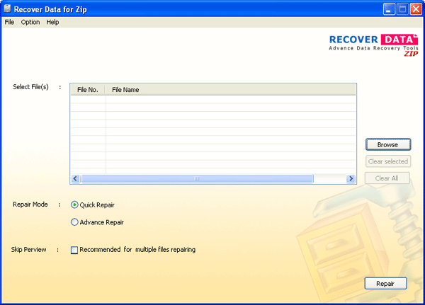 Zip file recovery Software