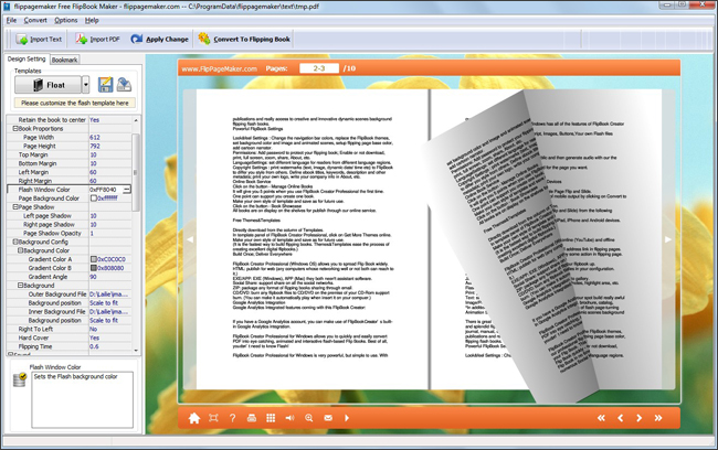FlipPageMaker Free Flipbook Maker