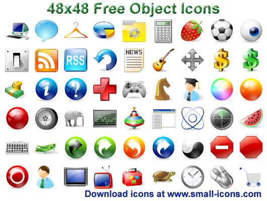 48x48 Free Object Icons