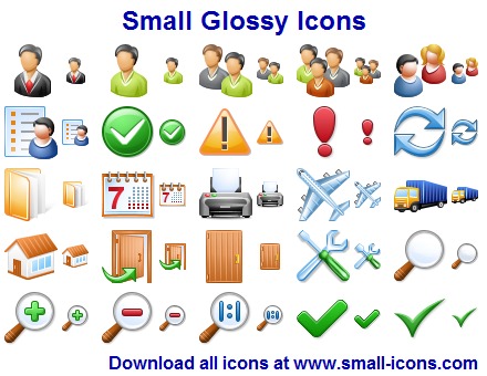 Small Glossy Icons