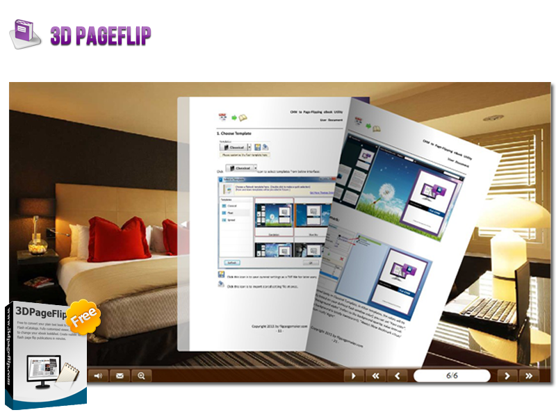 3DPageFlip Free Online Flipbook Creator