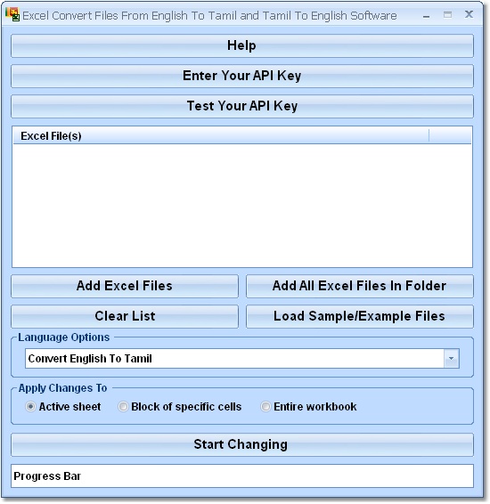 Excel Convert Files From English To Tamil and Tami