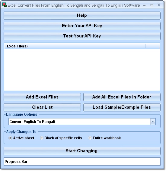 Excel Convert Files From English To Bengali and Be