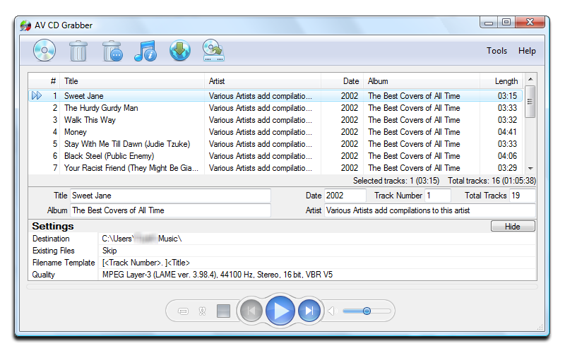 AV CD Grabber