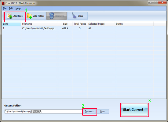 FlashFireFly PDF to Flash eBook Converter