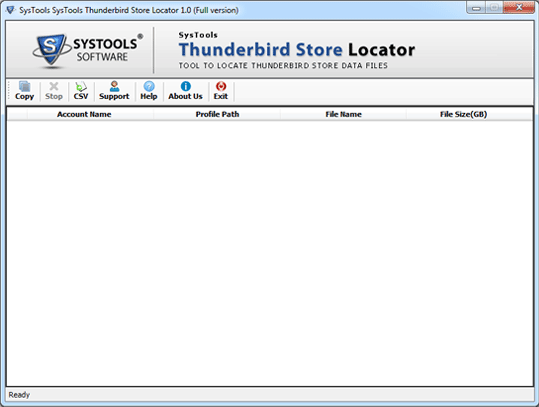 Export Thunderbird Mail Files