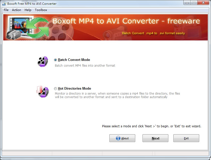 Boxoft MP4 to MPG  Freeware