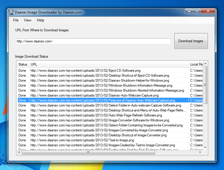 Daanav Image Downloader
