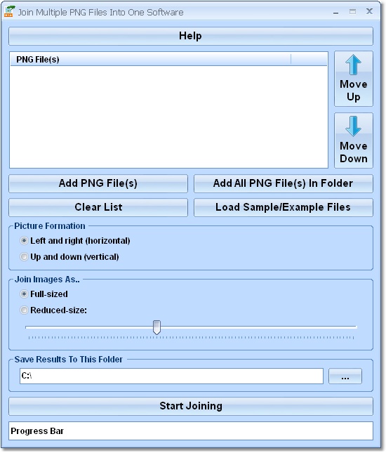 Join Multiple PNG Files Into One Software