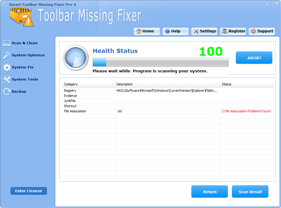 Smart Toolbar Missing Fixer Pro