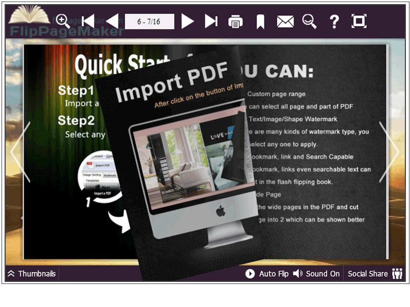 PDF to Flash Magazine for iPad