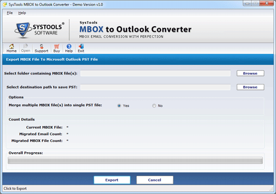 Convert MBOX Files into PST File Formate