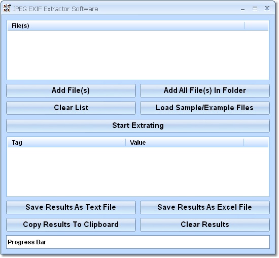 JPEG EXIF Extractor Software