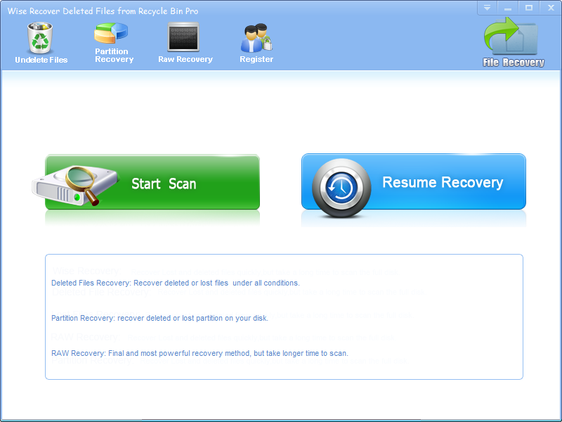 Wise Recover Deleted Files From Recycle Bin