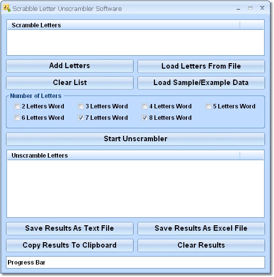 Scrabble Letter Unscrambler Software