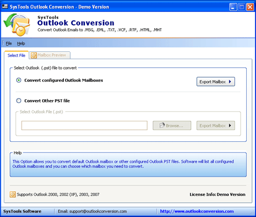 Convert PST to HTML