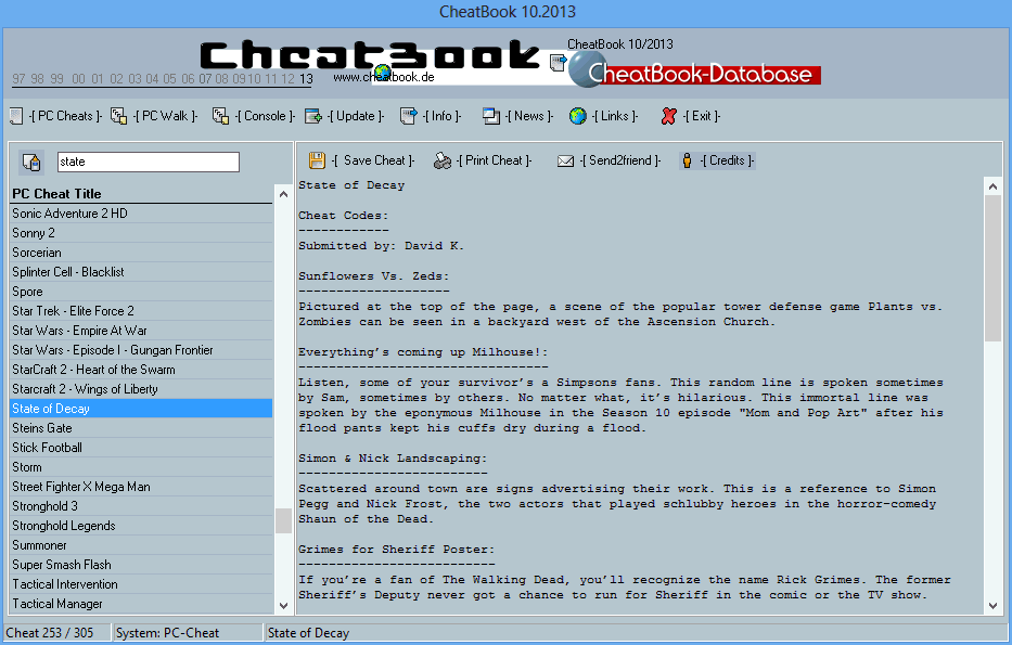 CheatBook Issue 10/2013