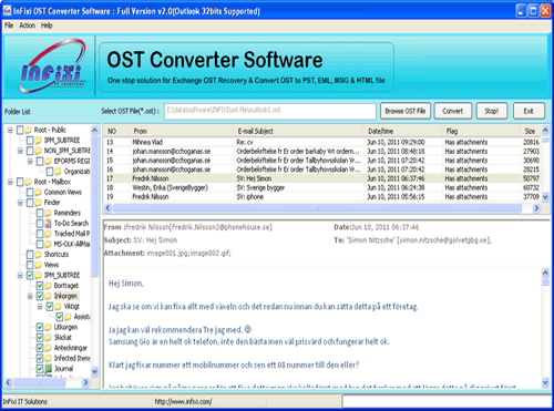 Convert OST