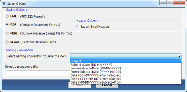 How to Save Outlook Emails to EML