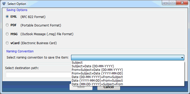 PST Conversion to PDF