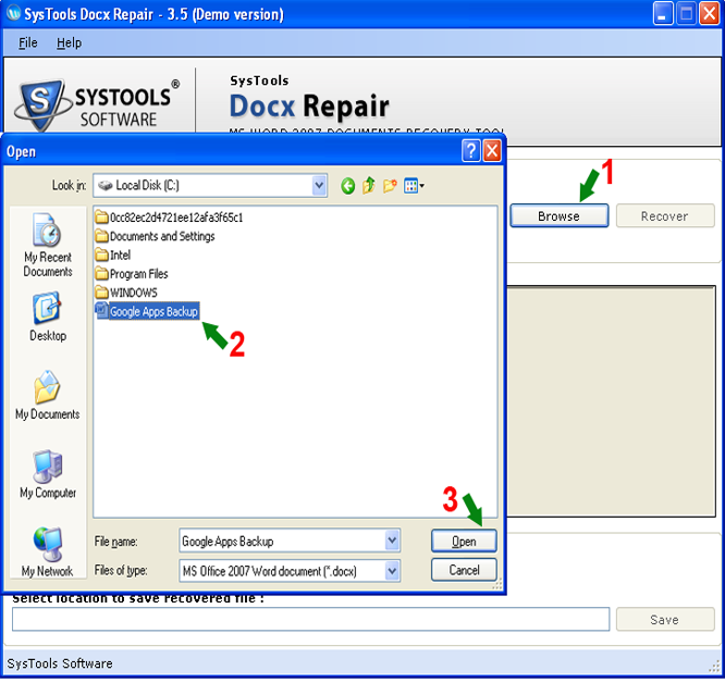 Docx Recovery Tool