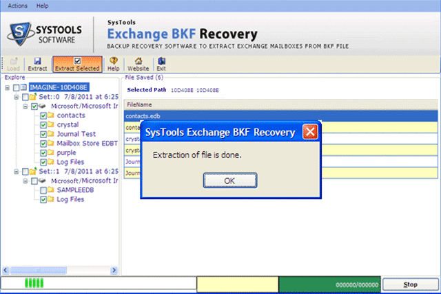 Restore Exchange Windows Server Backup