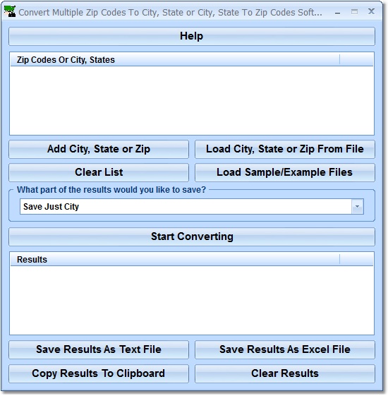 Convert Multiple Zip Codes To City, State or City,
