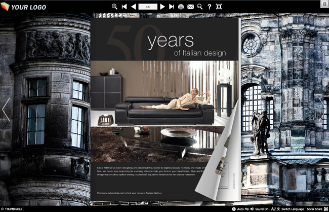 Urban Structure Theme for eFlip Software