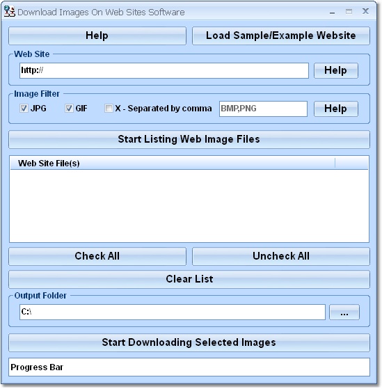 Download Images On Web Sites Software