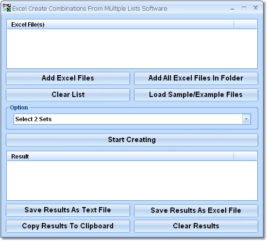 Excel Create Combinations From Multiple Lists Soft