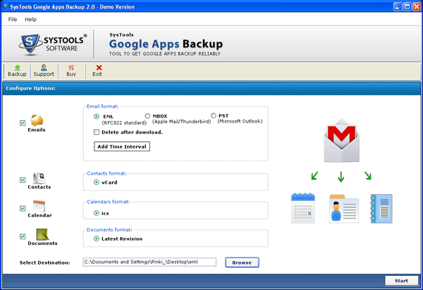 Backup Google Apps Mail