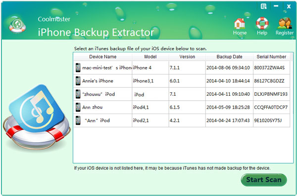 Coolmuster iPhone Backup Extractor