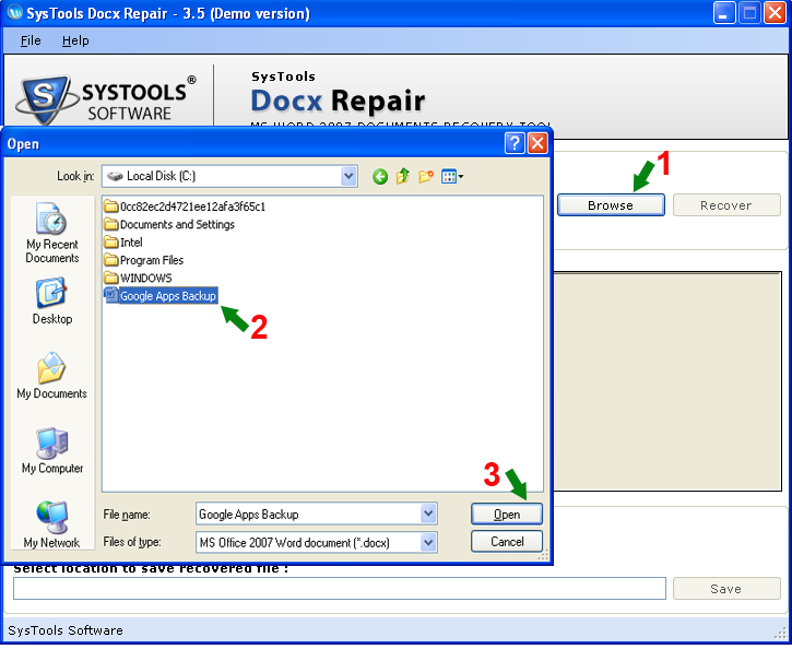 Docx File RepairTool