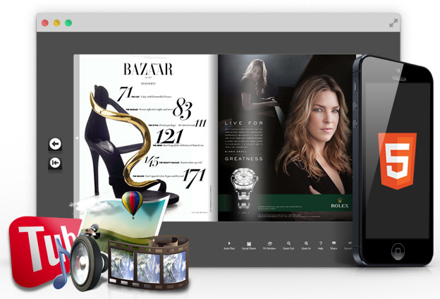 magazine creator, Free Flip Magazine Creator, Free PDF to Flipbook ,page flip software,jquery flip book maker, digital brochure,