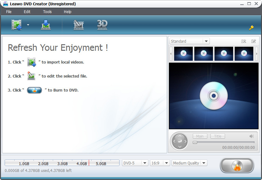 Leawo MKV to DVD Converter