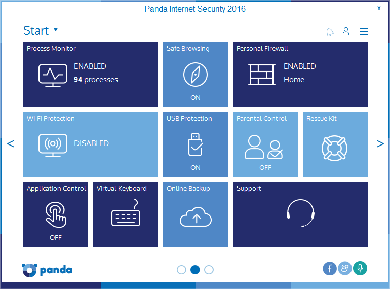 Panda Internet Security 2016, antivirus, antispyware, antirootkit, USB vaccine, antiphishing, firewall, pc protection, multi-device protection, online security, free antivirus