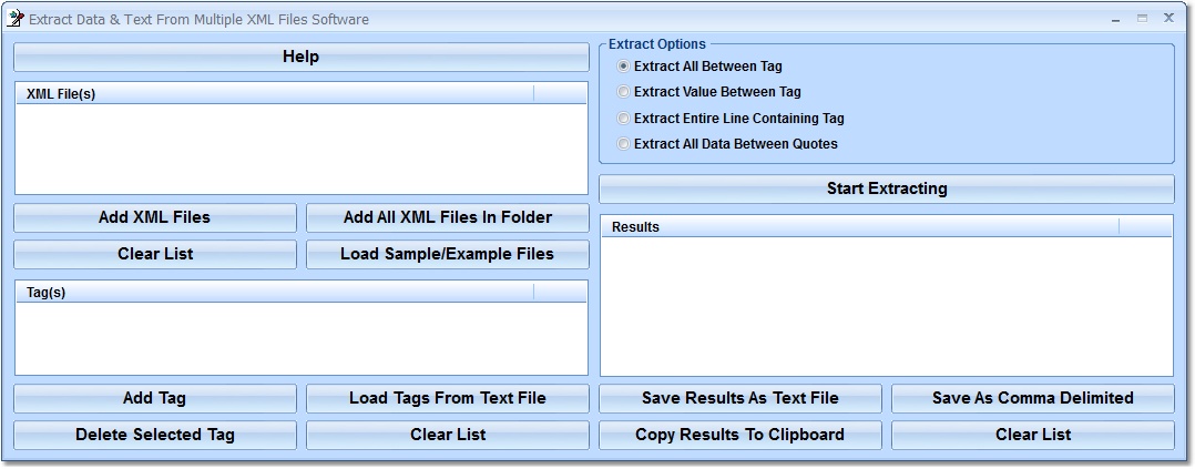 Extract Data & Text From Multiple XML Files Softwa