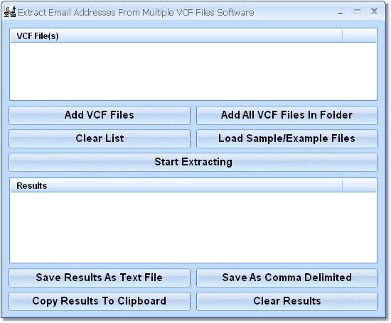 Extract Email Addresses From Multiple VCF Files So